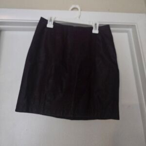 Free People EUC Pencil Faux Learher Mini Skirt